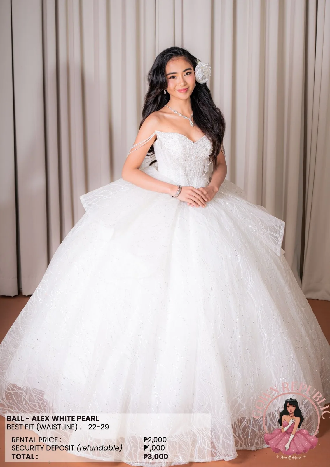 Ball Gowns: White 278